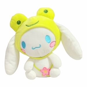 Hello Kitty Cinnamoroll Easter Frog Hat Plush Toy Spring  Collection NWOT
